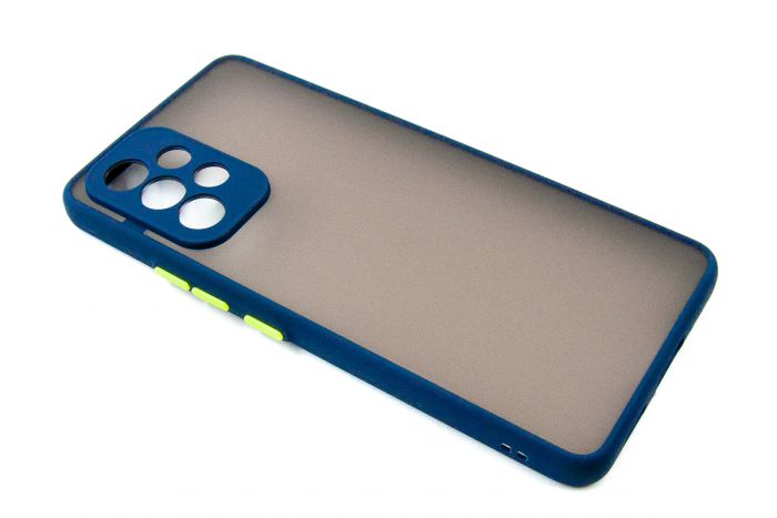 Чохол-накладка Dengos Matt для Samsung Galaxy A53 SM-A535 Blue (DG-TPU-MATT-101)
