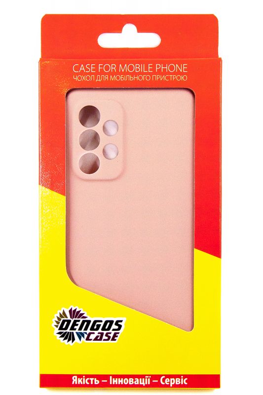 Чохол-накладка Dengos Soft для Samsung Galaxy A53 SM-A535 Pink (DG-TPU-SOFT-02)