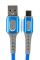 Кабель Dengos USB-USB Type-C 1м Blue (NTK-TC-LP-BLUE)