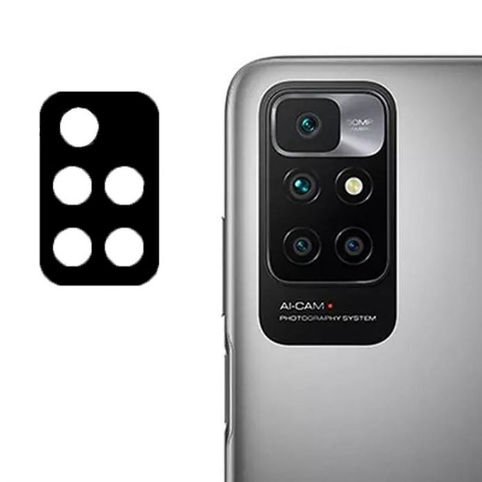 Захисне скло BeCover для камери на Xiaomi Redmi 10 Black (707036)