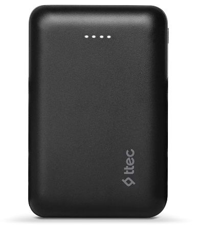 Універсальна мобільна батарея Ttec 10000mAh ReCharger Duo Black (2BB187S)