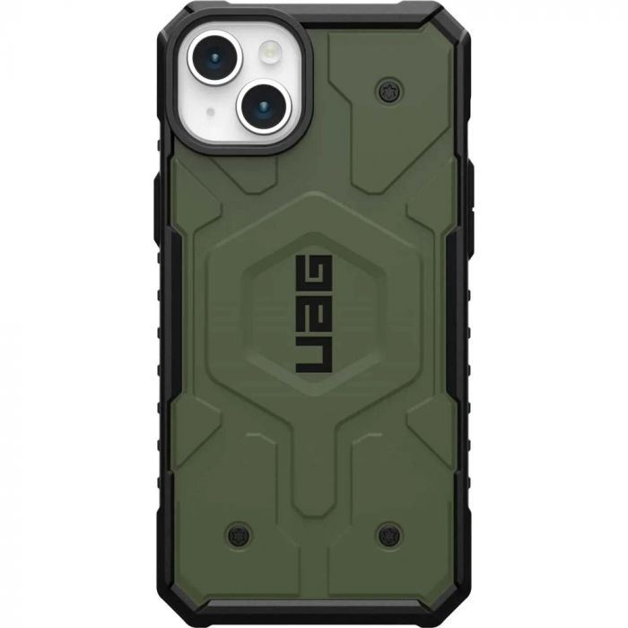 Чохол-накладка Urban Armor Gear Pathfinder Magsafe для Apple iPhone 15 Plus Olive Drab (114311117272)