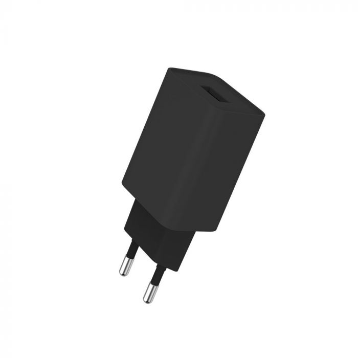 Мережевий зарядний пристрій ColorWay (1USBx3A) QC3.0 Black (CW-CHS013QCL-BK) + кабель Lightning