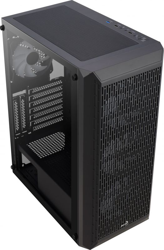 Корпус AeroCool Beam (Beam-G-BK-v2) Black без БЖ