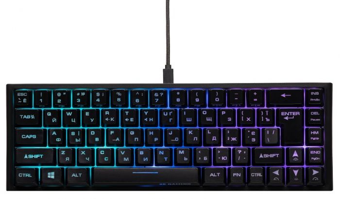 Клавіатура 2E Gaming KG350UBK RGB Ukr Black (2E-KG350UBK)