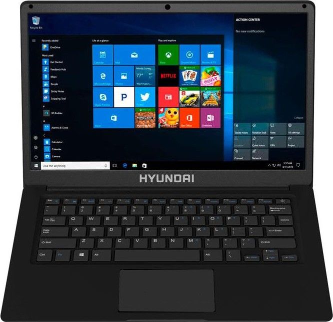 Ноутбук Hyundai HyBook (HTLB14INC4Z1EBK) Win10