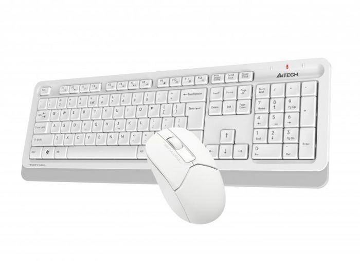 Комплект (клавіатура, мишка) бездротовий A4Tech FG1012 White USB