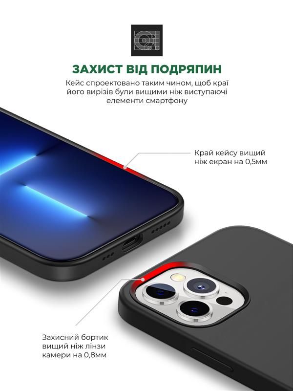 Чохол-накладка Armorstandart Icon2 для Apple iPhone 13 Pro Max Midnight (ARM60710)