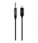 Аудіо-кабель Ttec (2DK42S) 3.5мм - Lightning, 1м, Black