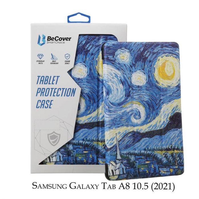 Чохол-книжка BeCover Smart для Samsung Galaxy Tab A8 SM-X200/SM-X205 Night (707275)