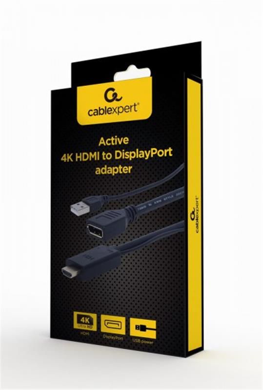 Адаптер Cablexpert (A-HDMIM-DPF-01) HDMI-DisplayPort, 0.1м