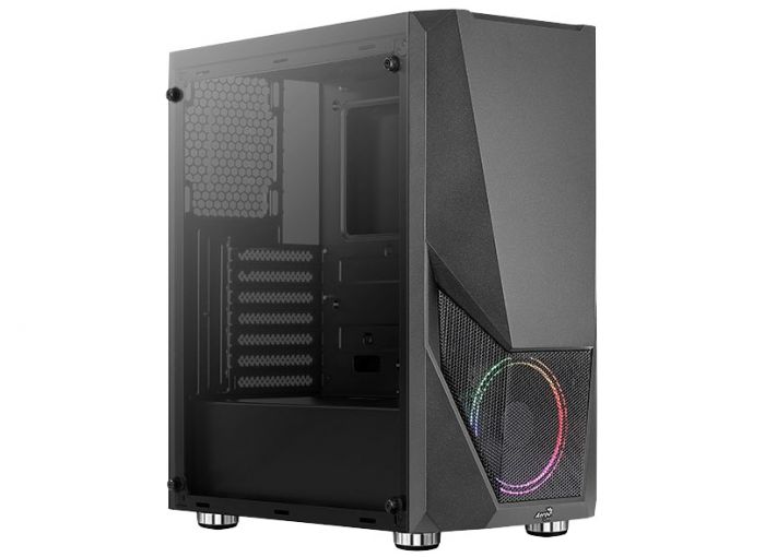 Корпус AeroCool Zauron Saturn FRGB-G-BK-v2 (ACCM-PV23023.11) Black без БЖ