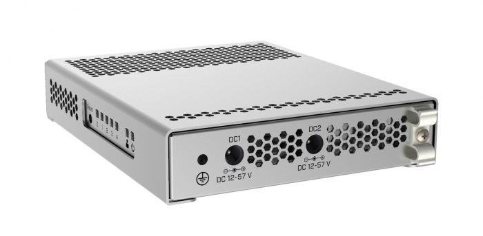 Комутатор MikroTik CRS305-1G-4S+IN (1x1GE, 4xSFP+, Dual PSU, L3)