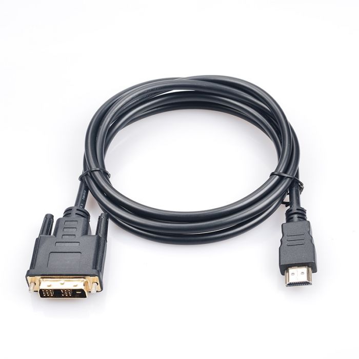 Кабель Prologix Premium HDMI - DVI V 1.3 (M/M), Single Link, 18+1, 3 м, Black (PR-HDMI-DVI-P-01-30-3m)