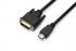 Кабель Prologix Premium HDMI - DVI (M/M), Single Link, 18+1, 1.8 м, Black (PR-HDMI-DVI-P-01-30-18m)