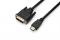 Кабель ProLogix HDMI - DVI (M/M), 0.5 м, Black (PR-HDMI-DVI-P-01-30-05m)