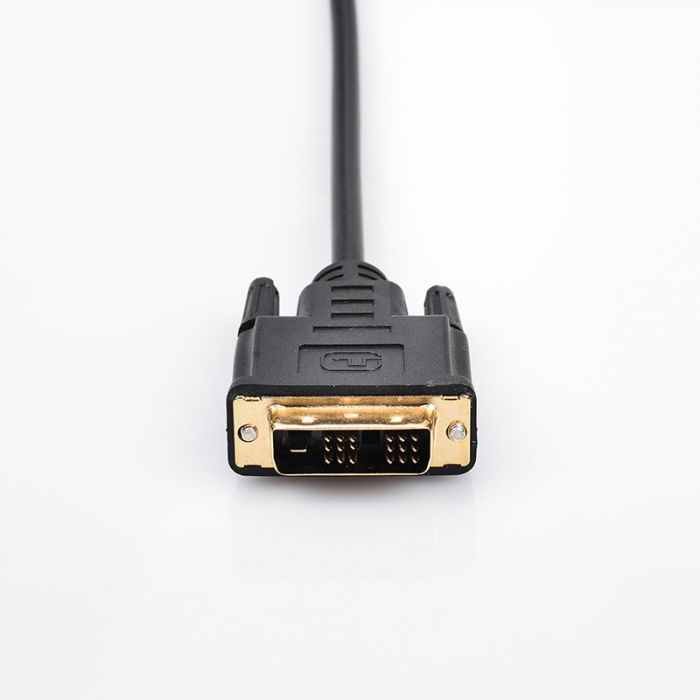 Кабель Prologix Premium HDMI - DVI (M/M), Single Link, 18+1, 0.5 м, Black (PR-HDMI-DVI-P-01-30-05m)