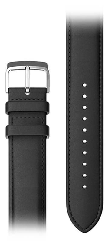 Ремінець Mobvoi Leather Strap 20mm для Mobvoi TicWatch E/C2 Black (M6201000T0C2)