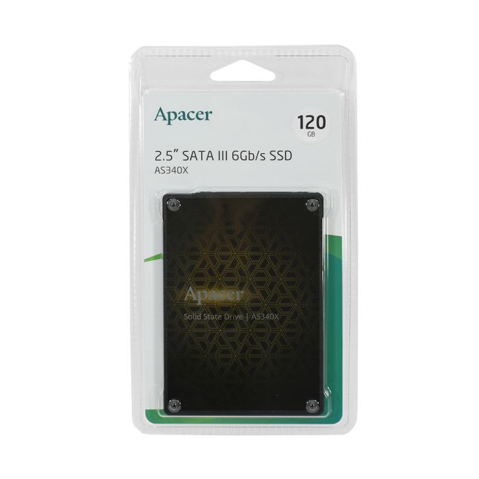 Накопичувач SSD  120GB Apacer AS340X Panther 2.5" SATAIII TLC (AP120GAS340XC-1)