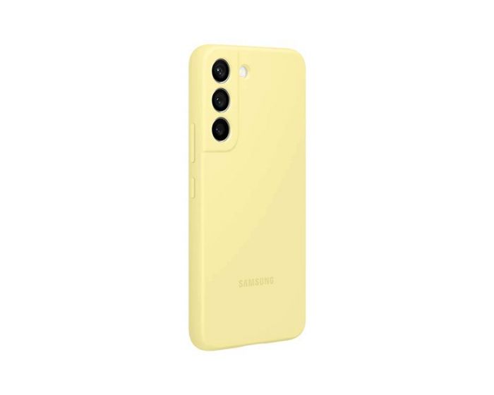 Чохол-накладка Samsung Silicone Cover для Samsung Galaxy S22 SM-S901 Butter Yellow (EF-PS901TYEGRU)