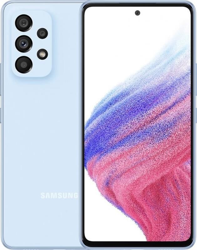 Смартфон Samsung Galaxy A53 5G SM-A536 6/128GB Dual Sim Light Blue (SM-A536ELBDSEK)_UA