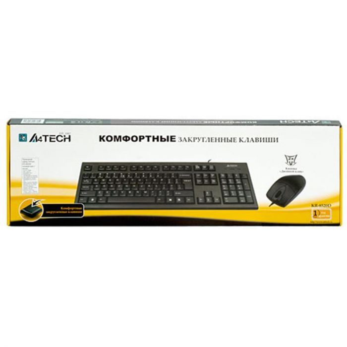 Комплект (клавіатура, мишка) A4Tech KR-8520 Black USB