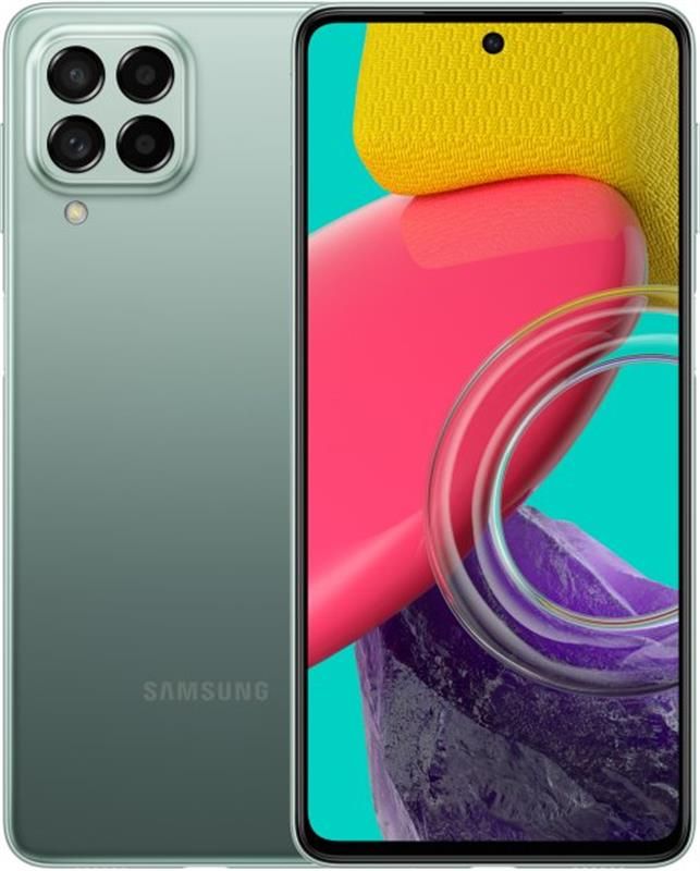 Смартфон Samsung Galaxy M53 5G SM-M536 6/128GB Dual Sim Green (SM-M536BZGDSEK)