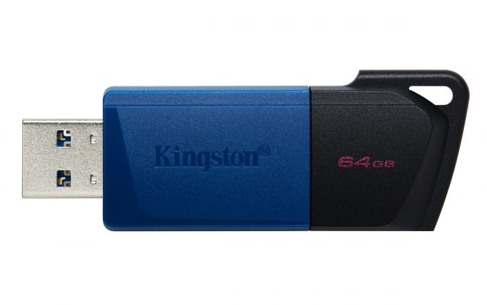 Флеш-накопичувач USB3.2 64GB Kingston DataTraveler Exodia M Black/Blue (DTXM/64GB)