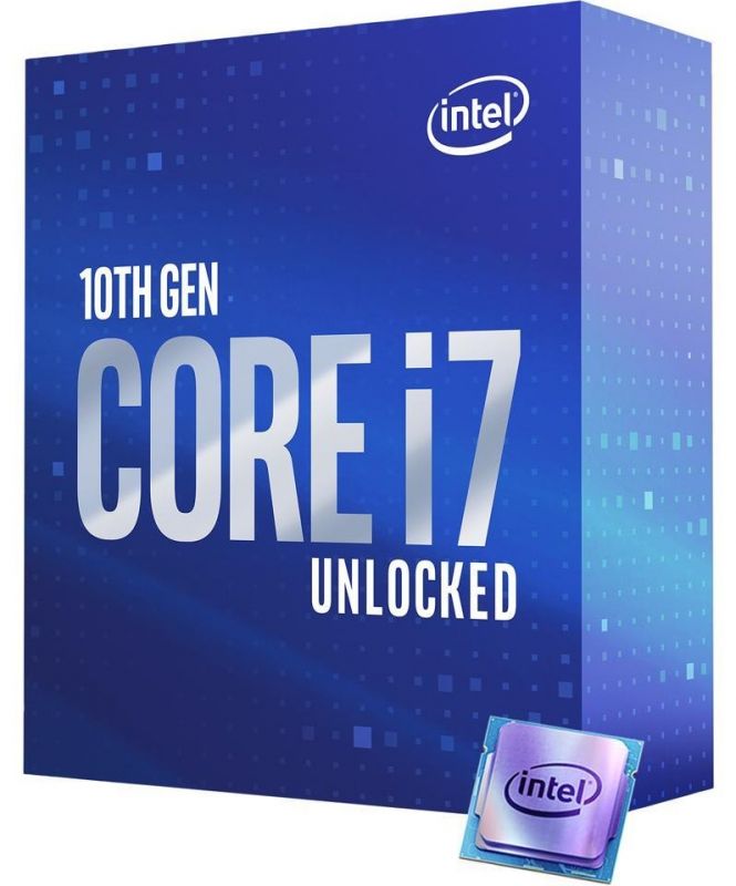 Процесор Intel Core i7 10700KF 3.8GHz (16MB, Comet Lake, 95W, S1200) Box (BX8070110700KF)