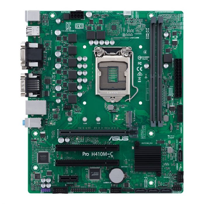 Материнська плата Asus Pro H410M-C/CSM Socket 1200