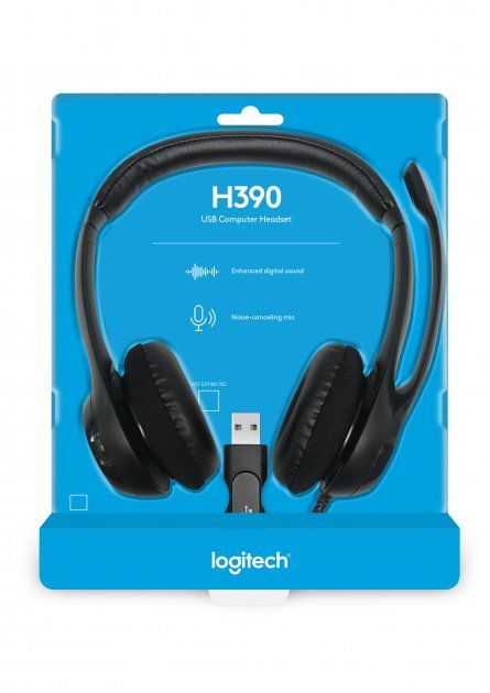 Гарнітура Logitech H390 (981-000406)