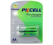 Акумулятор PKCELL Ni-MH AA/HR06 600 mAh BL 2шт (PC/AA600-2BA/09320)