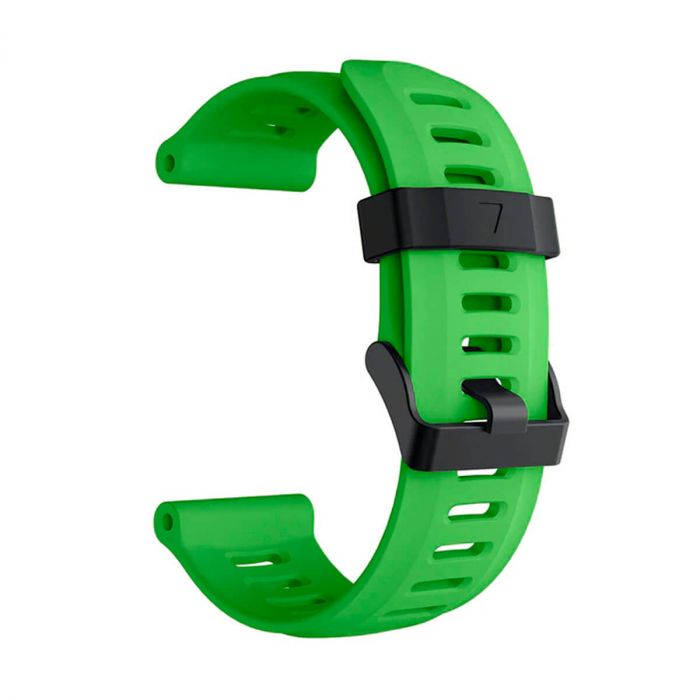 Ремінець для Garmin QuickFit 26 Smooth Silicone Band Green (U26-SMSB-GRN)