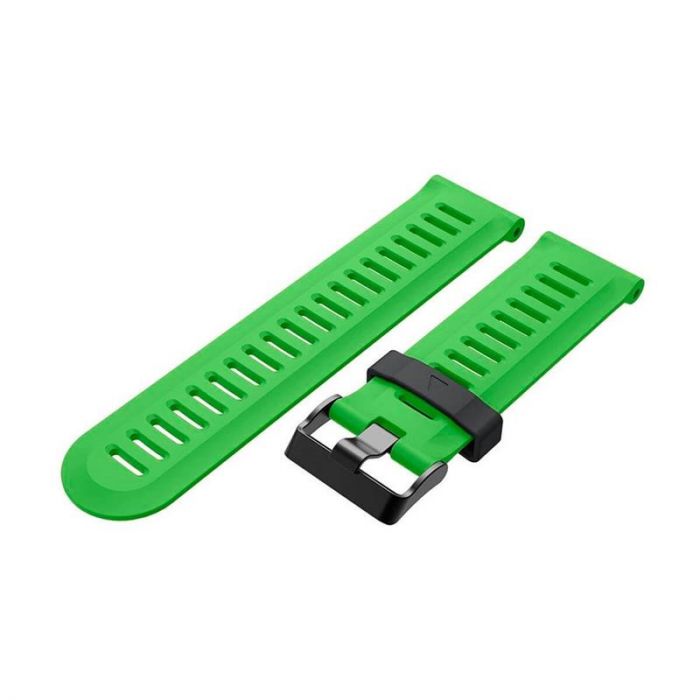 Ремінець для Garmin QuickFit 26 Smooth Silicone Band Green (U26-SMSB-GRN)