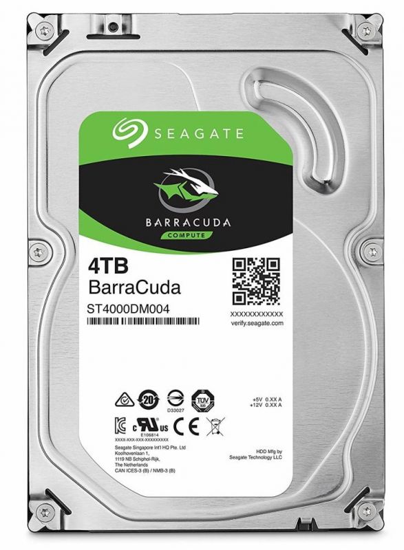 Накопичувач HDD SATA 4.0TB Seagate BarraCuda 5400rpm 256MB (ST4000DM004) ОЕМ