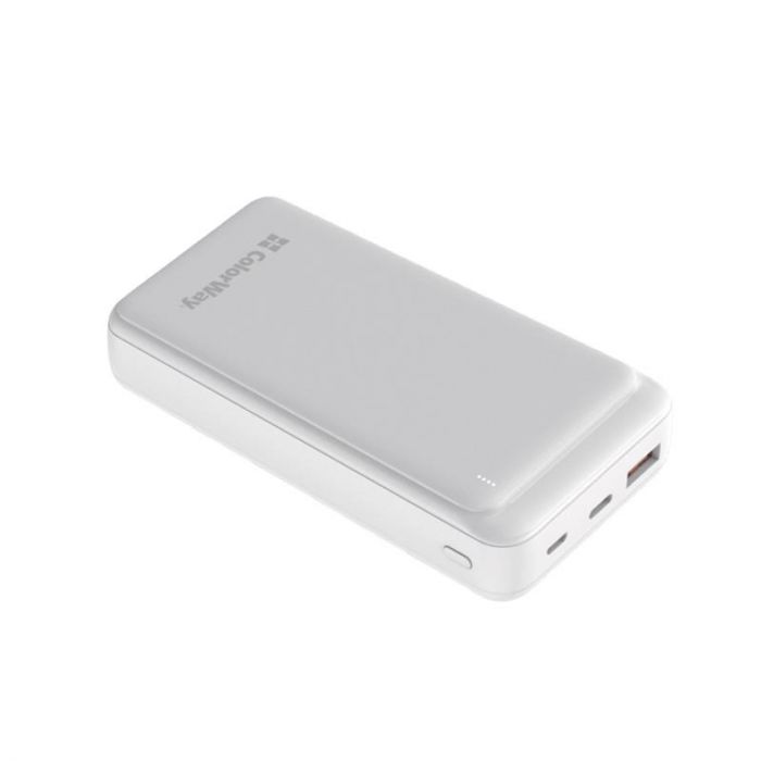 Універсальна мобільна батарея ColorWay Slim 20000mAh White (CW-PB200LPG3WT-PD)