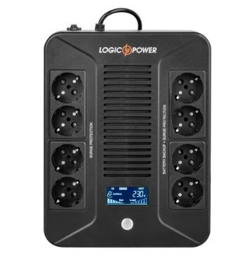 Джерело безперебійного живлення LogicPower LP-UL800VA-8PS