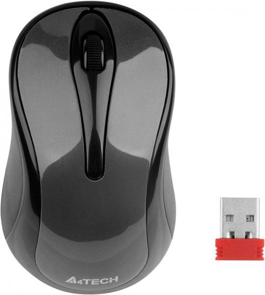 Миша бездротова A4Tech G3-280A Grey USB