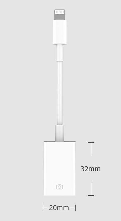 Адаптер XOKO MH-350 Lightning - USB з кабелем білий