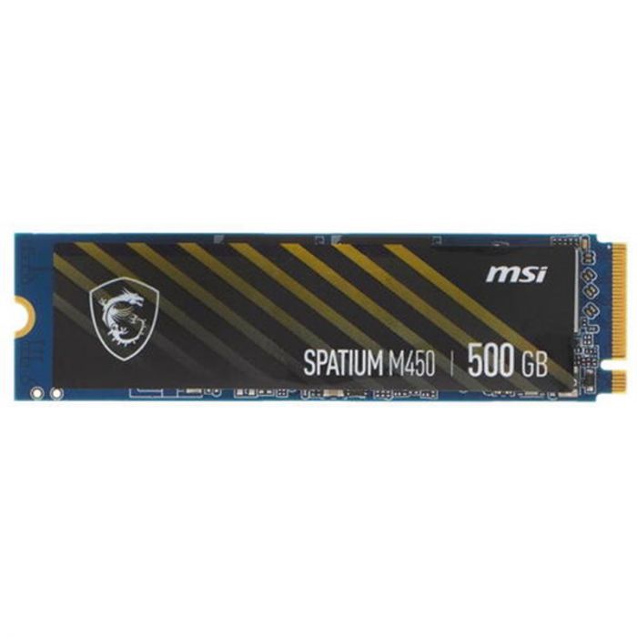 Накопичувач SSD  500GB MSI Spatium M450 M.2 2280 PCIe 4.0 x4 NVMe 3D NAND TLC (S78-440K090-P83)