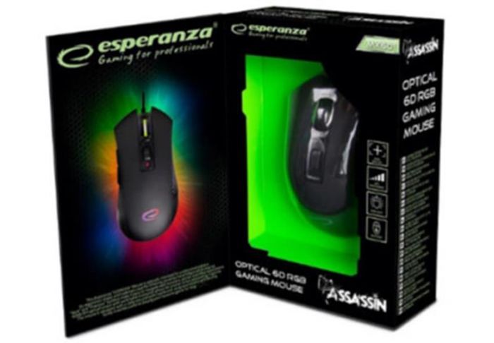 Мишка Esperanza MX601 Assassin (EGM601) Black USB