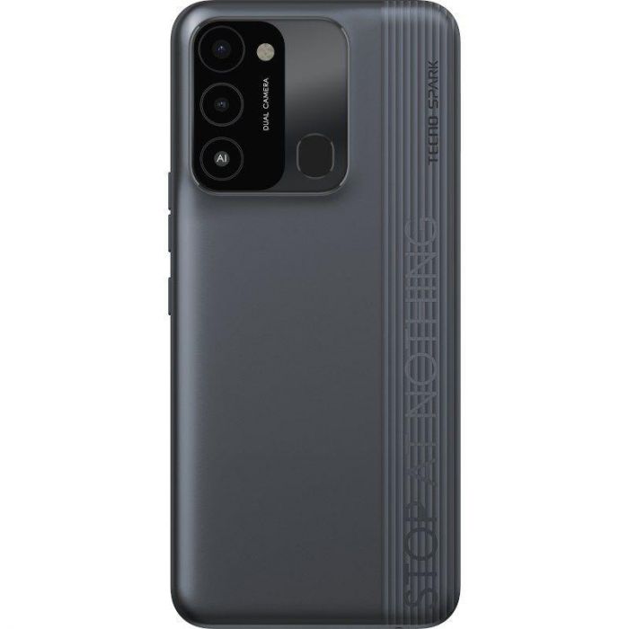 Смартфон Tecno Spark 8С (KG5k) 4/64GB Dual Sim Magnet Black (4895180777899)