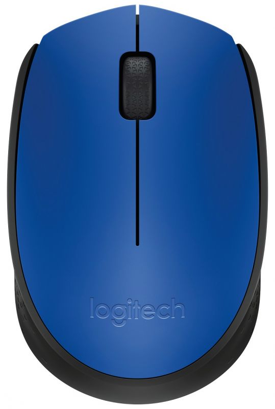 Мишка бездротова Logitech M171 (910-004640) Blue/Black USB