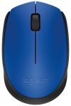 Мишка бездротова Logitech M171 Blue/Black (910-004640)