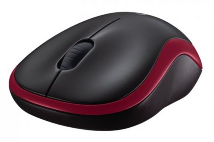 Мишка бездротова Logitech M185 (910-002240) Red USB