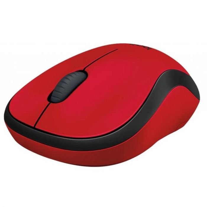 Мишка бездротова Logitech M220 Silent (910-004880) Red USB