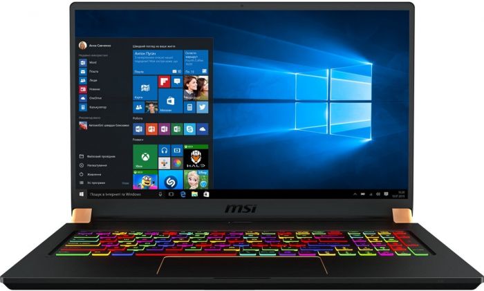 Ноутбук MSI GS75 10SFS (GS7510SFS-039UA) Win10Pro