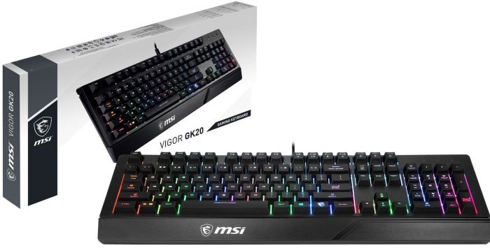 Клавіатура MSI Vigor GK20 UA Black USB