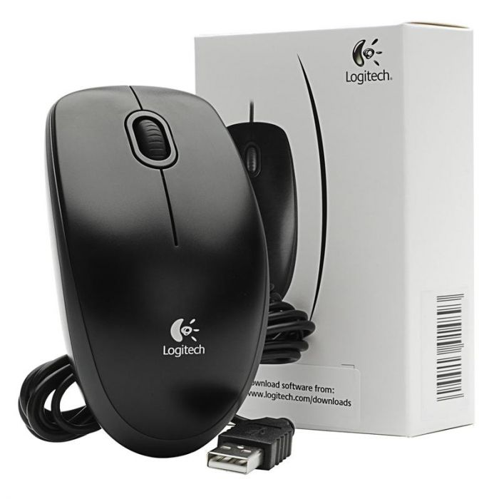 Мишка Logitech B100 Black (910-003357)