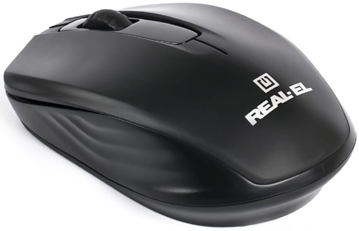 Мишка бездротова REAL-EL RM-304 Black USB